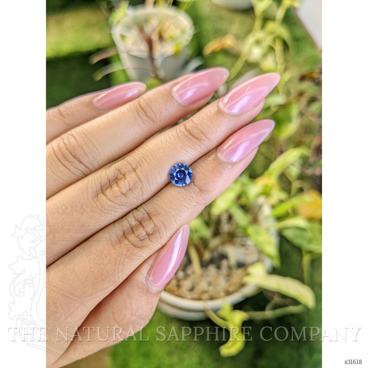 1.67 Ct. Blue Sapphire from Ceylon (Sri Lanka)