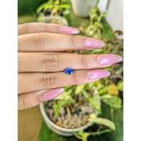 1.09 Ct. Blue Sapphire from Ceylon (Sri Lanka) Life Style