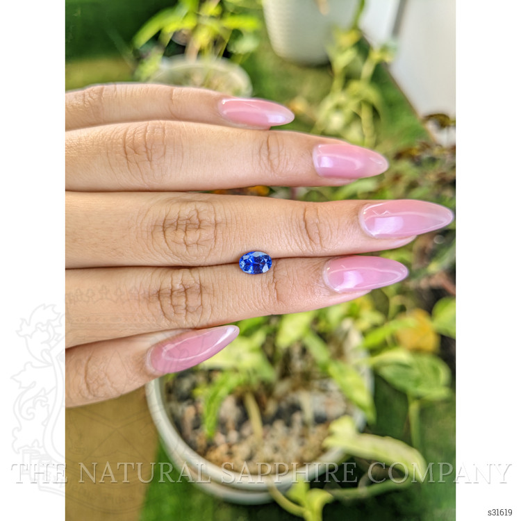1.09 Ct. Blue Sapphire from Ceylon (Sri Lanka)