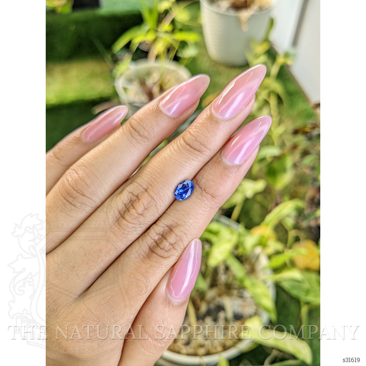 1.09 Ct. Blue Sapphire from Ceylon (Sri Lanka)