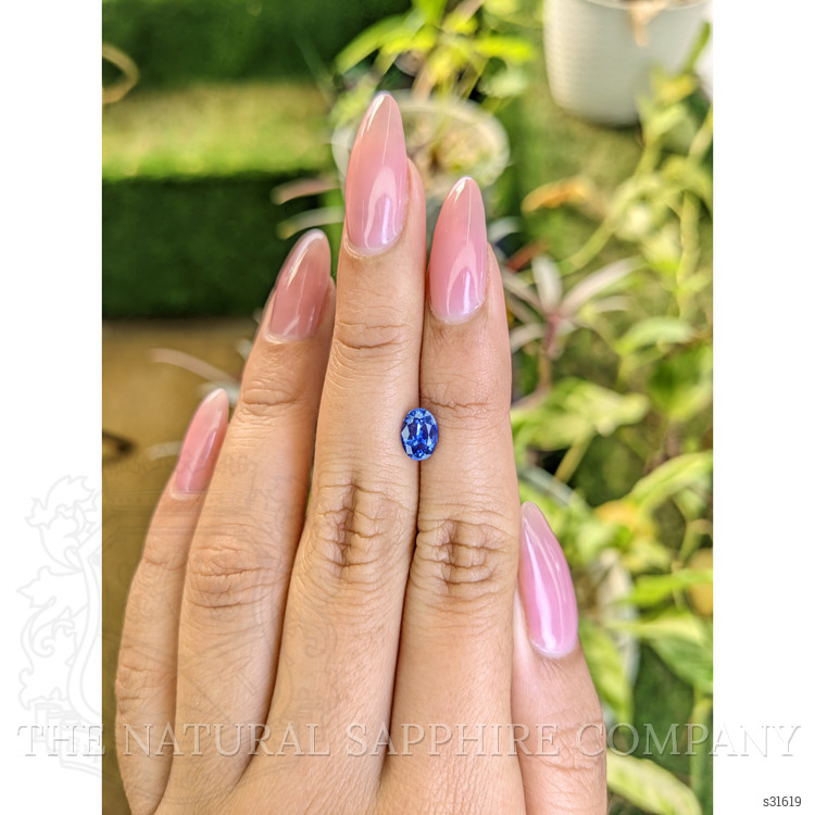 1.09 Ct. Blue Sapphire from Ceylon (Sri Lanka)