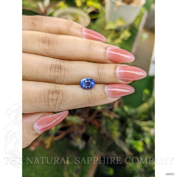 2.87 Ct. Blue Sapphire from Ceylon (Sri Lanka)