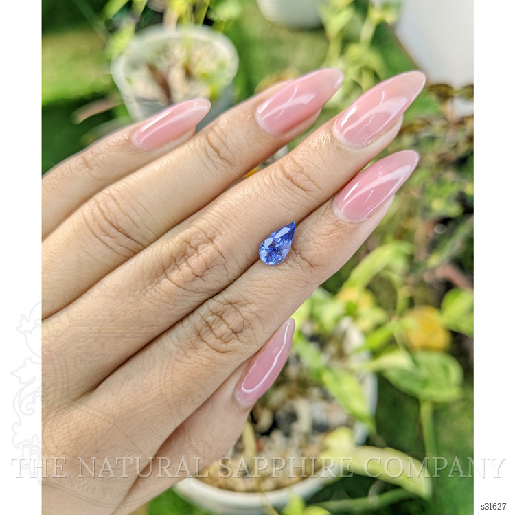 1.64 Ct. Blue Sapphire from Ceylon (Sri Lanka)
