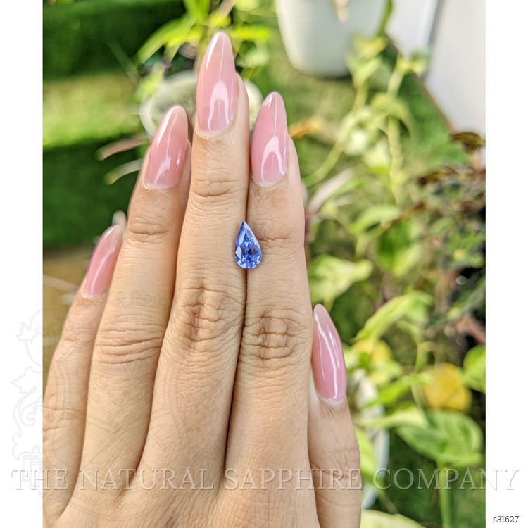 1.64 Ct. Blue Sapphire from Ceylon (Sri Lanka)