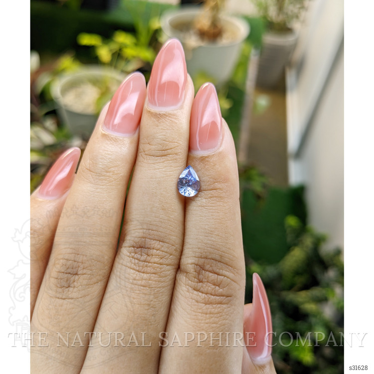 1.08 Ct. Blue Sapphire from Ceylon (Sri Lanka)