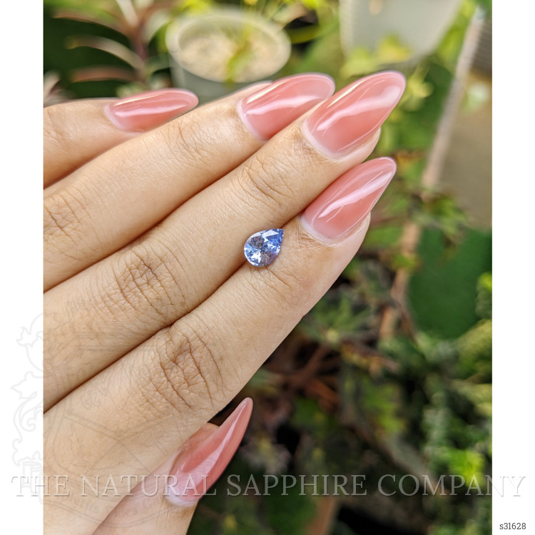 1.08 Ct. Blue Sapphire from Ceylon (Sri Lanka)