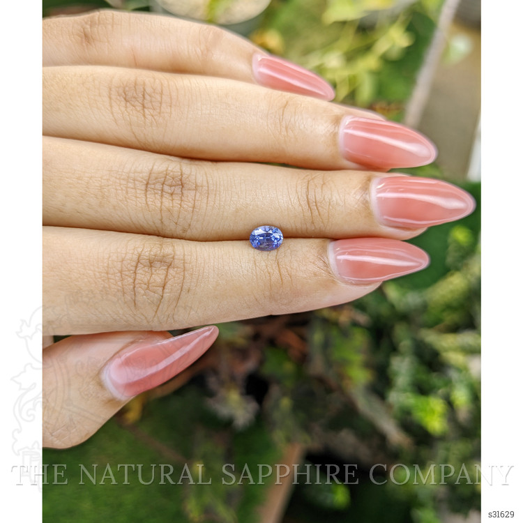 0.72 Ct. Blue Sapphire from Ceylon (Sri Lanka)