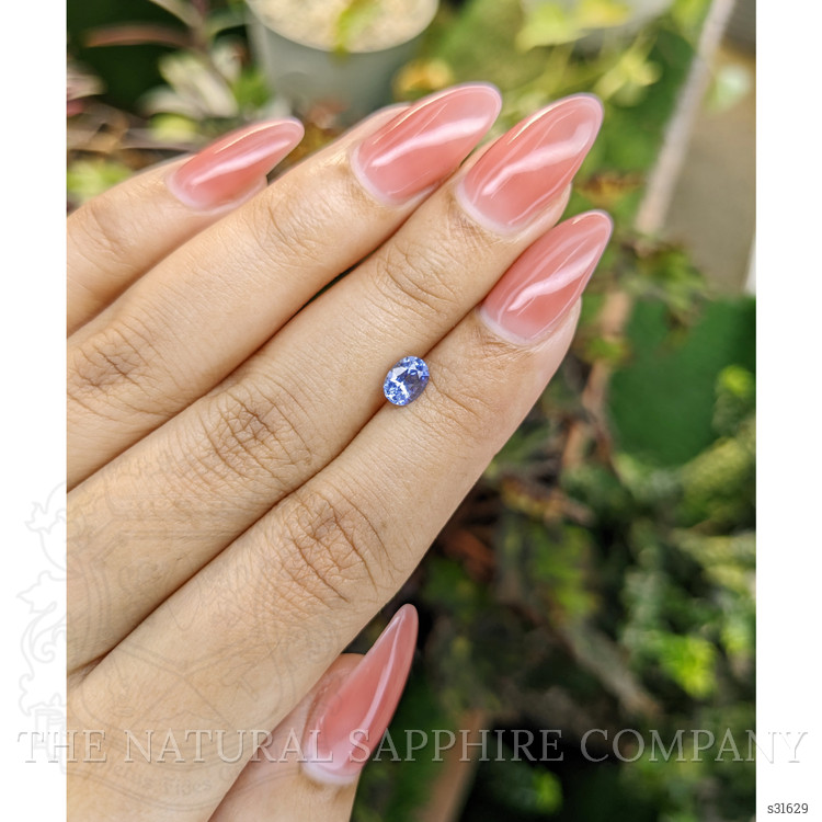 0.72 Ct. Blue Sapphire from Ceylon (Sri Lanka)