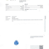 3.74 Ct. Blue Sapphire from Ceylon (Sri Lanka) Scan Report