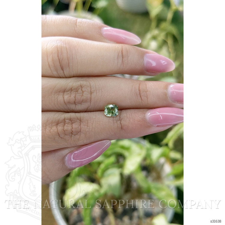 1.09 Ct. Yellowish Green Sapphire from Madagascar