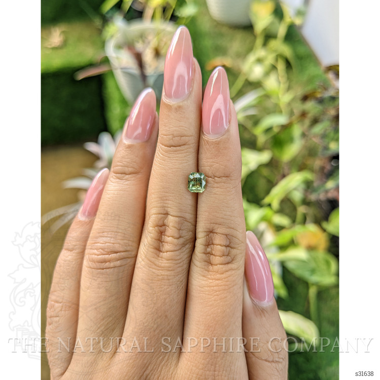 1.09 Ct. Yellowish Green Sapphire from Madagascar