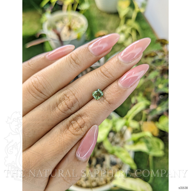 1.09 Ct. Yellowish Green Sapphire from Madagascar