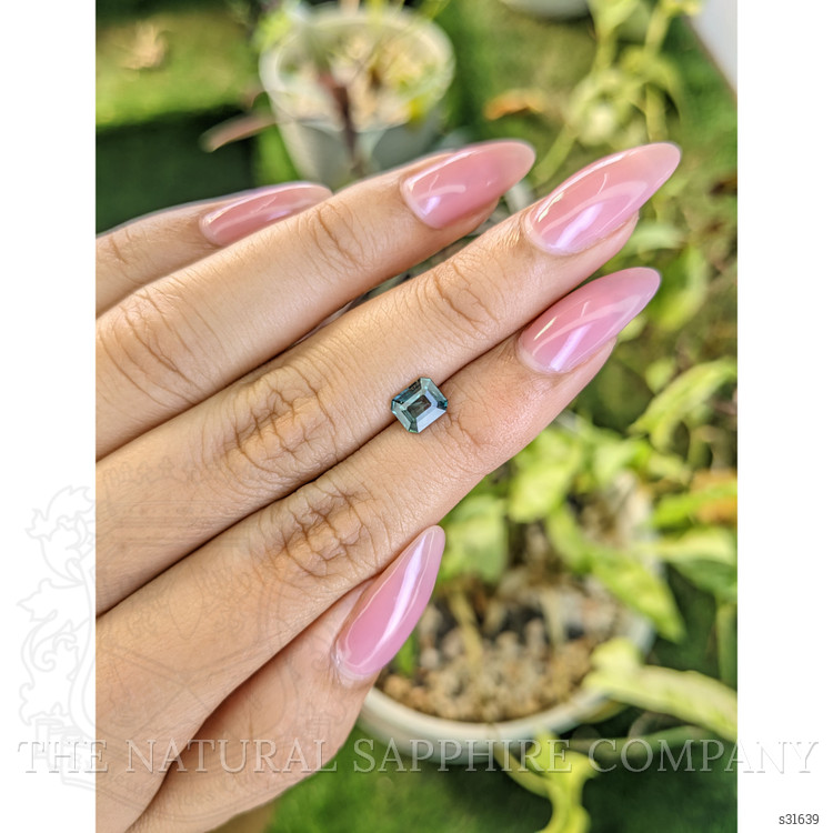 1.04 Ct. Bluish Green Sapphire from Madagascar