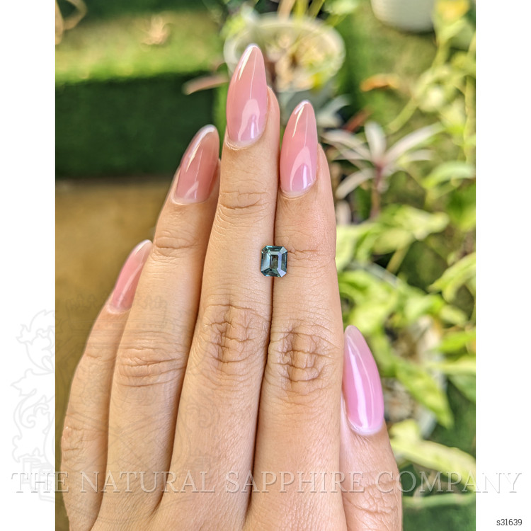 1.04 Ct. Bluish Green Sapphire from Madagascar