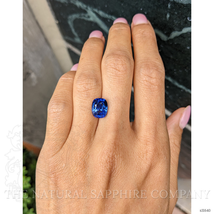 5.17 Ct. Blue Sapphire from Ceylon (Sri Lanka)