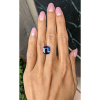 5.56 Ct. Blue Sapphire from Ceylon (Sri Lanka) Life Style