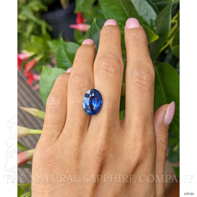 8.25 Ct. Blue Sapphire from Ceylon (Sri Lanka)