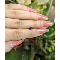 0.59 Ct. Blue Sapphire from Ceylon (Sri Lanka) Life Style