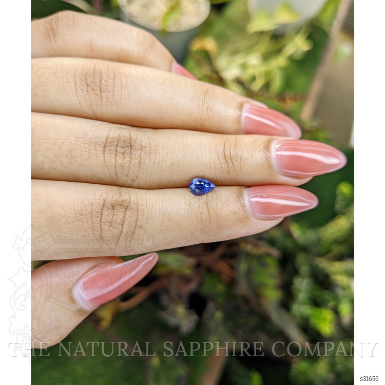 0.70 Ct. Blue Sapphire from Ceylon (Sri Lanka)