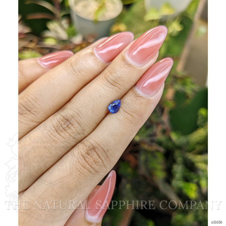 0.70 Ct. Blue Sapphire from Ceylon (Sri Lanka)
