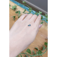 1.03 Ct. Greenish Blue Sapphire from Ceylon (Sri Lanka) Life Style