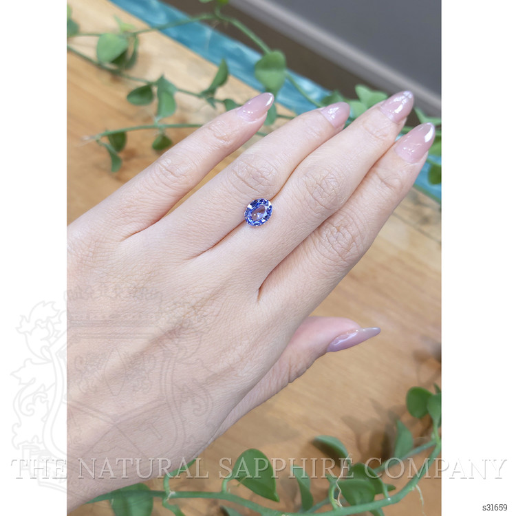 1.89 Ct. Blue Sapphire from Ceylon (Sri Lanka)