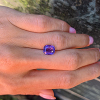 3.03 Ct. Purple Sapphire from Ceylon (Sri Lanka) Life Style
