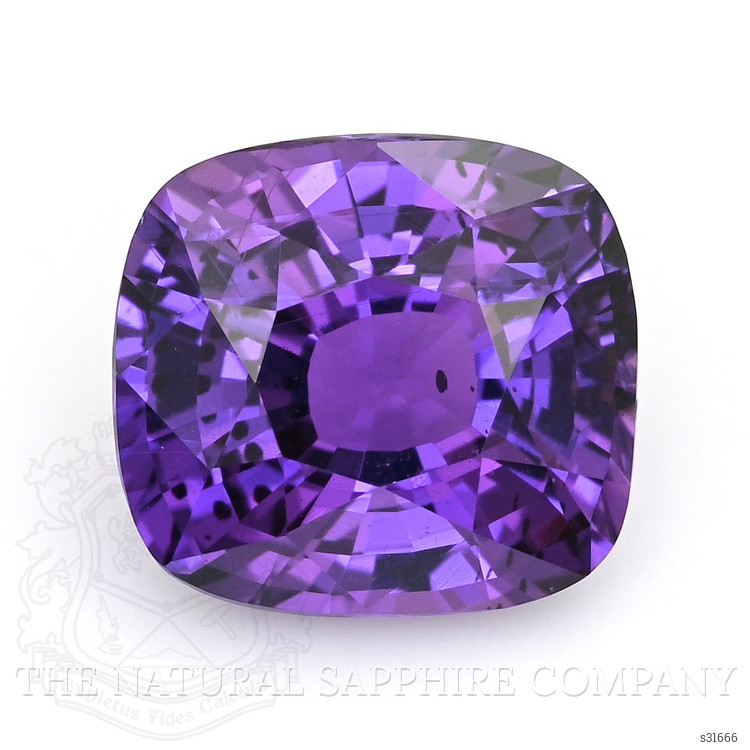3.12 Ct. Bluish Purple Sapphire from Ceylon (Sri Lanka)