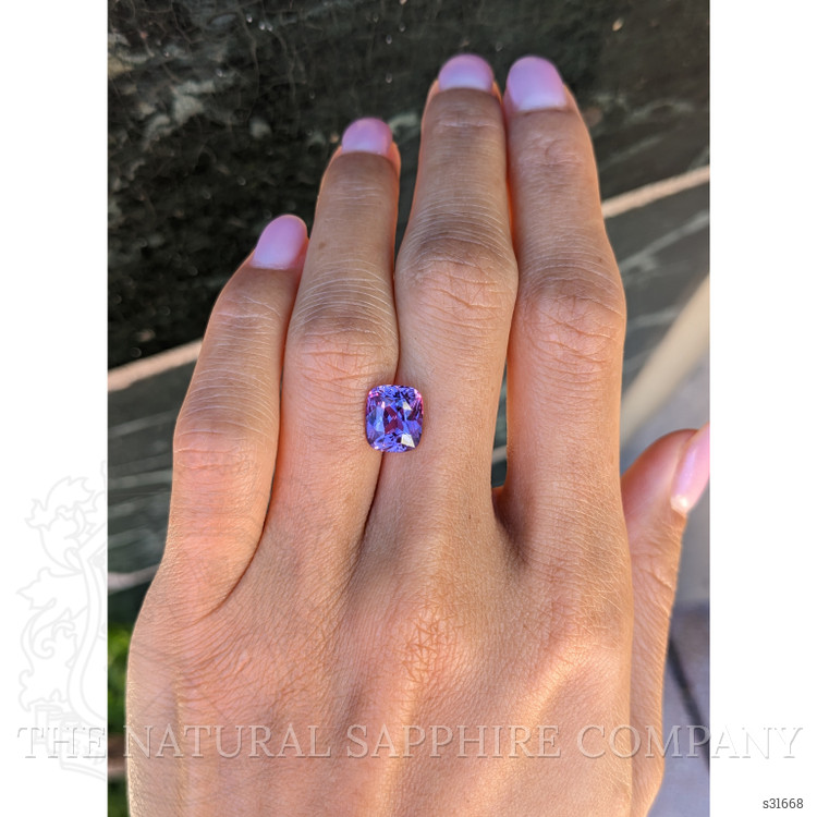3.56 Ct. Purple Sapphire from Ceylon (Sri Lanka)
