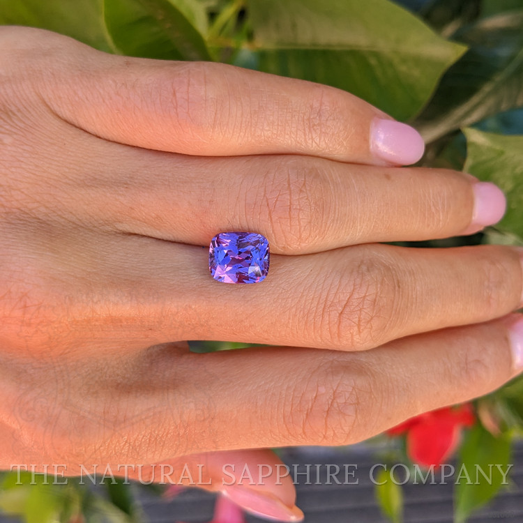 3.56 Ct. Purple Sapphire from Ceylon (Sri Lanka)
