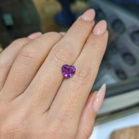 1.76 Ct. Pinkish Purple Sapphire from Ceylon (Sri Lanka) Life Style