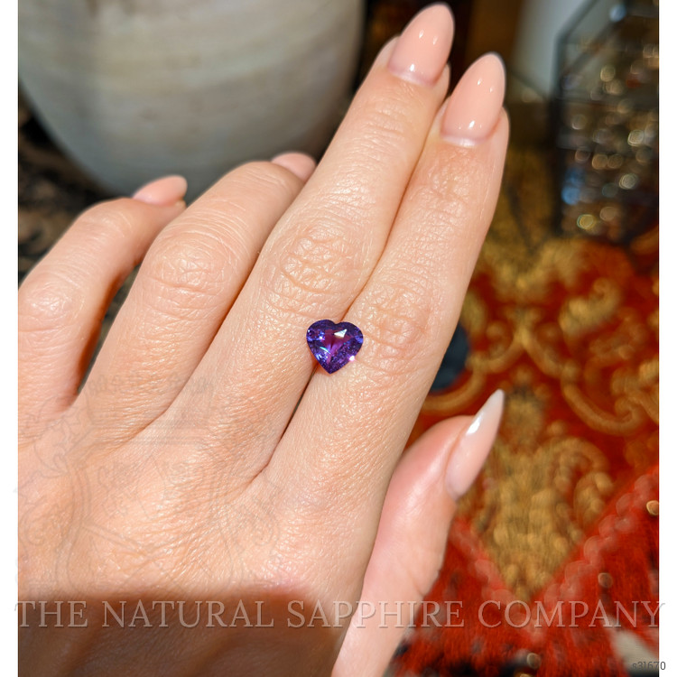 2.09 Ct. Purple Sapphire from Ceylon (Sri Lanka)