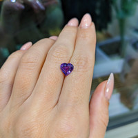 2.09 Ct. Purple Sapphire from Ceylon (Sri Lanka) Life Style