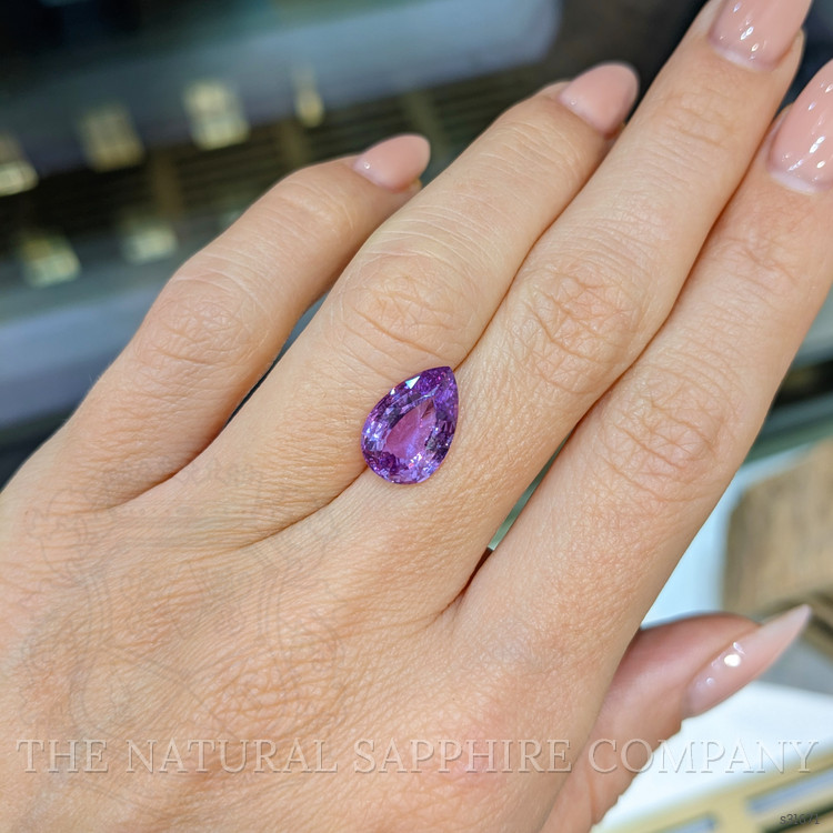 4.12 Ct. Pinkish Purple Sapphire from Ceylon (Sri Lanka)