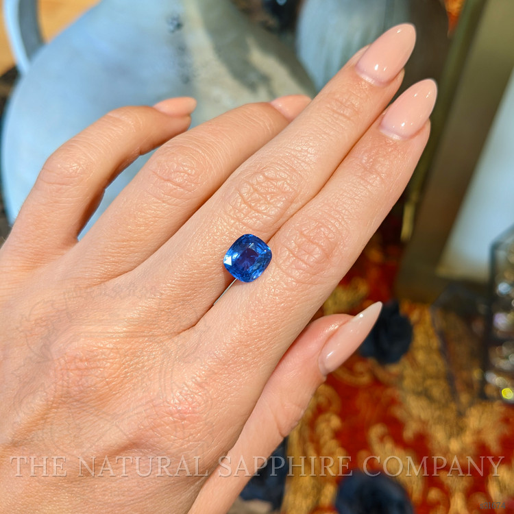 3.15 Ct. Blue Sapphire from Ceylon (Sri Lanka)
