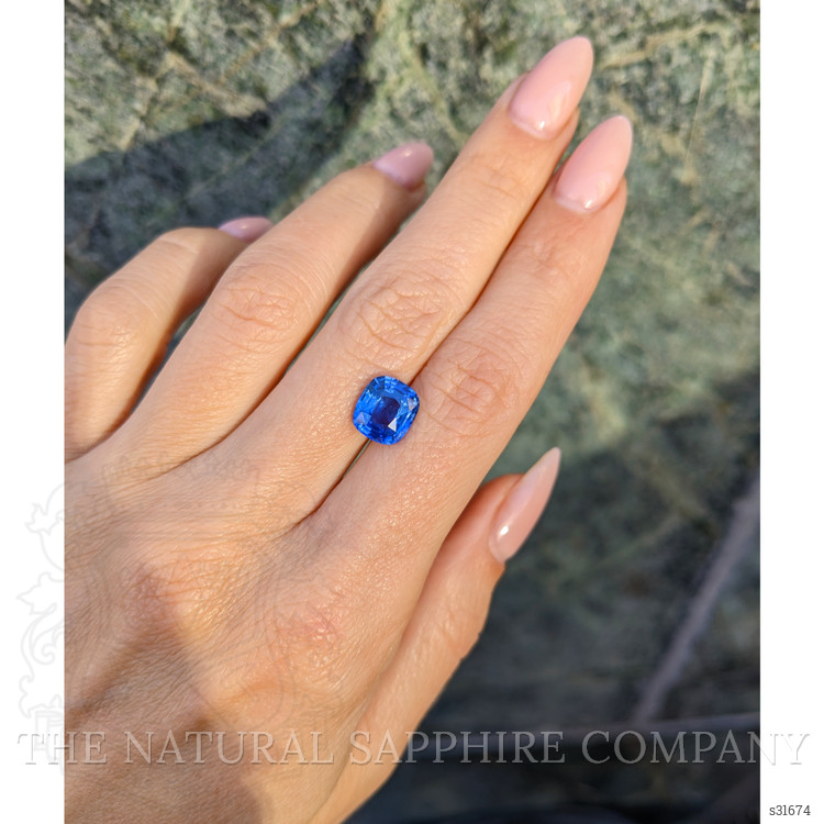 3.15 Ct. Blue Sapphire from Ceylon (Sri Lanka)