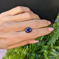 5.04 Ct. Purple Sapphire from Ceylon (Sri Lanka) Life Style