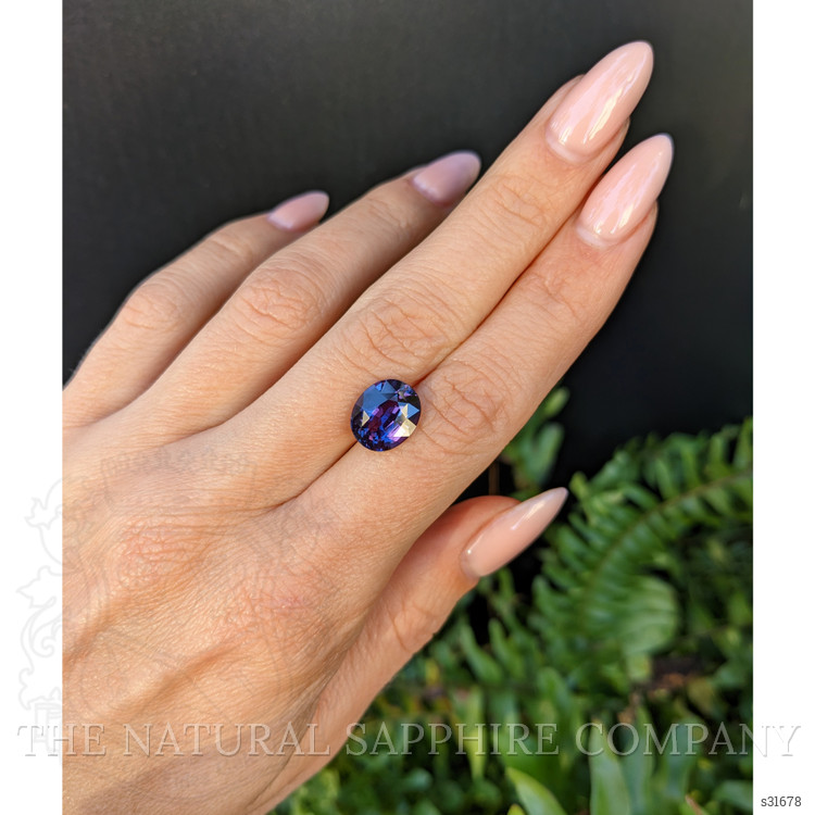 5.04 Ct. Purple Sapphire from Ceylon (Sri Lanka)