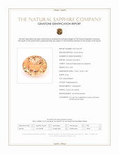 8.56 Ct. Padparadscha Sapphire from Ceylon (Sri Lanka) Scan Report