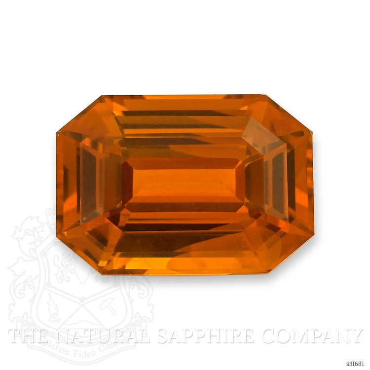 5.16 Ct. Orange Sapphire from Ceylon (Sri Lanka)