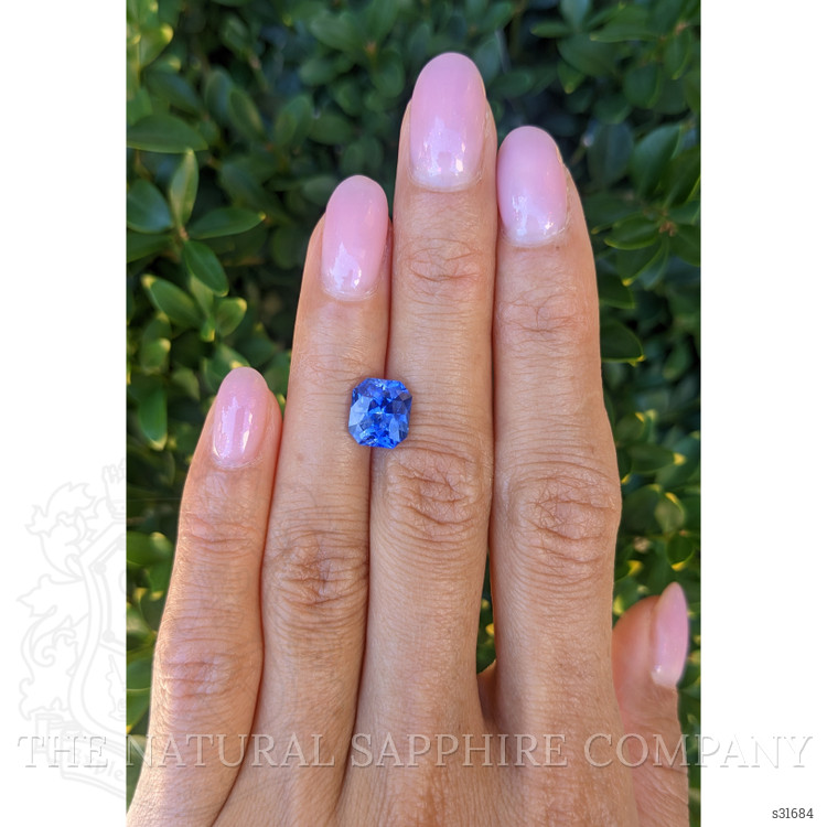 2.99 Ct. Blue Sapphire from Ceylon (Sri Lanka)