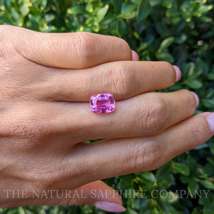 4.05 Ct. Purplish Pink Sapphire from Madagascar