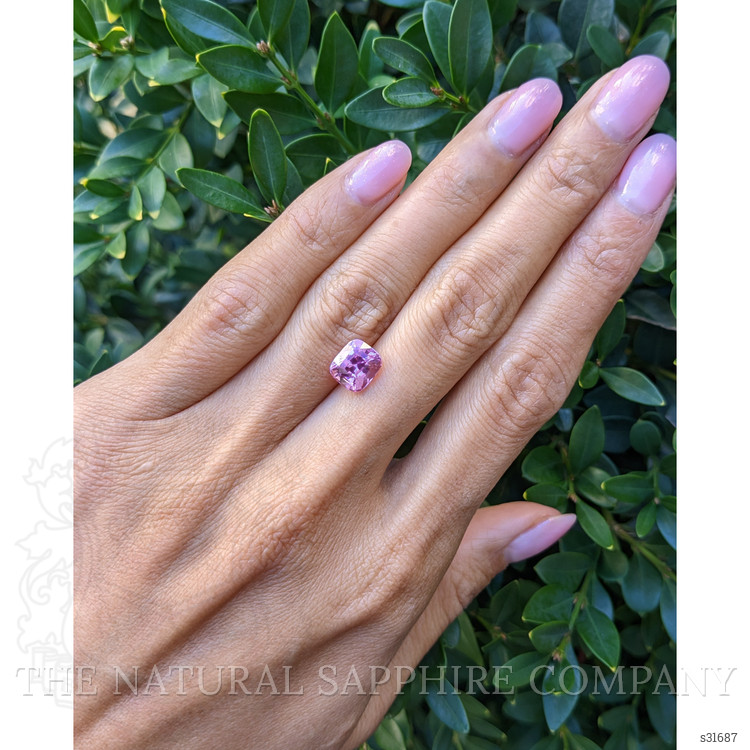 3.06 Ct. Pink Sapphire from Ceylon (Sri Lanka)