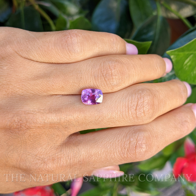 3.05 Ct. Purplish Pink Sapphire from Madagascar