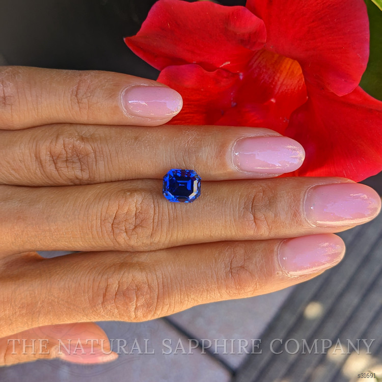 3.51 Ct. Blue Sapphire from Ceylon (Sri Lanka)