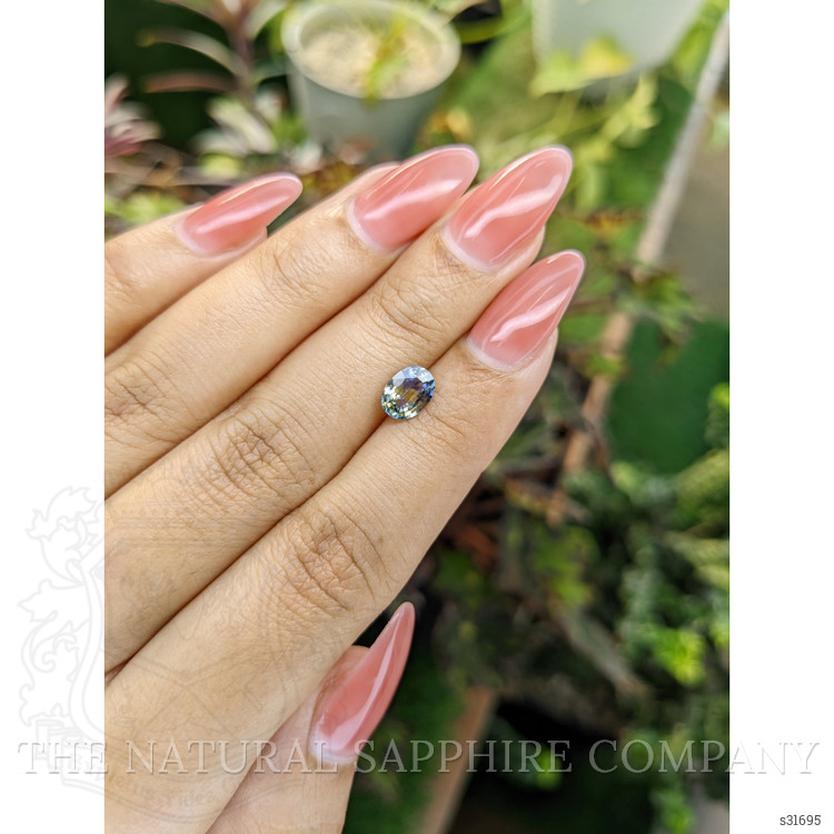 1.16 Ct. Bi Color / Parti Sapphire from Ceylon (Sri Lanka)