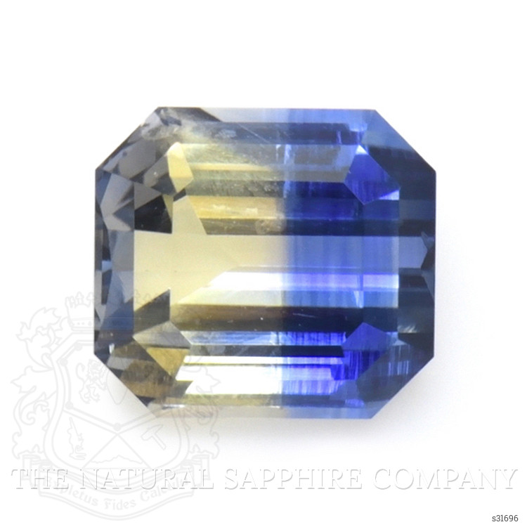 1.63 Ct. Bi Color Sapphire from Ceylon (Sri Lanka)