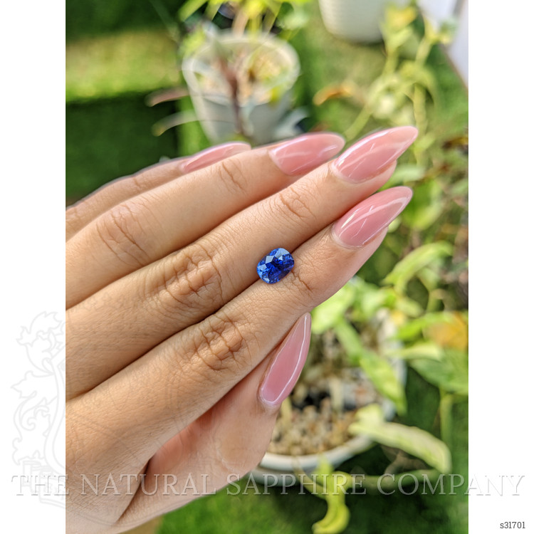 2.02 Ct. Blue Sapphire from Ceylon (Sri Lanka)