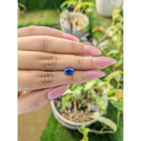 2.02 Ct. Blue Sapphire from Ceylon (Sri Lanka) Life Style
