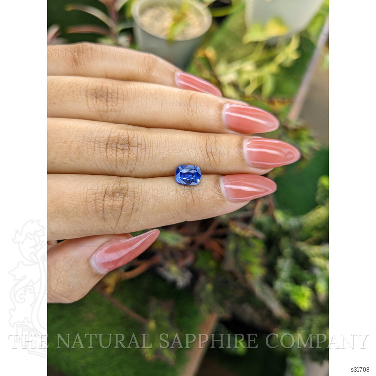 1.64 Ct. Blue Sapphire from Ceylon (Sri Lanka)